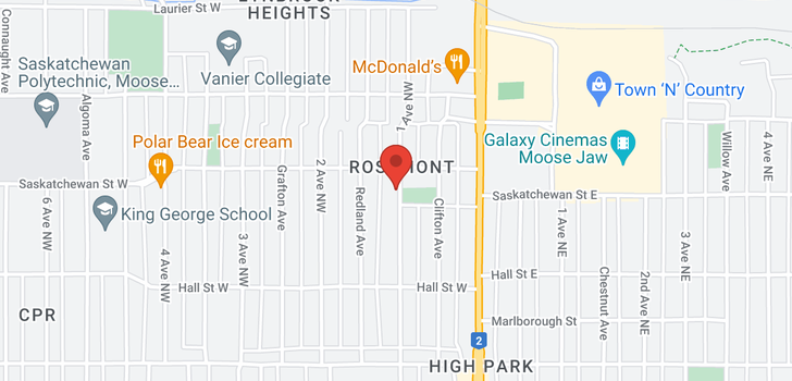 map of 1160 1ST AVE NW